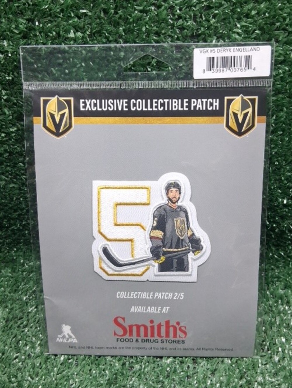 LAS VEGAS GOLDEN KNIGHTS DERYK ENGELLAND SMITHS PATCH 2/5 EXCLUSIVE COLLECTIBLE